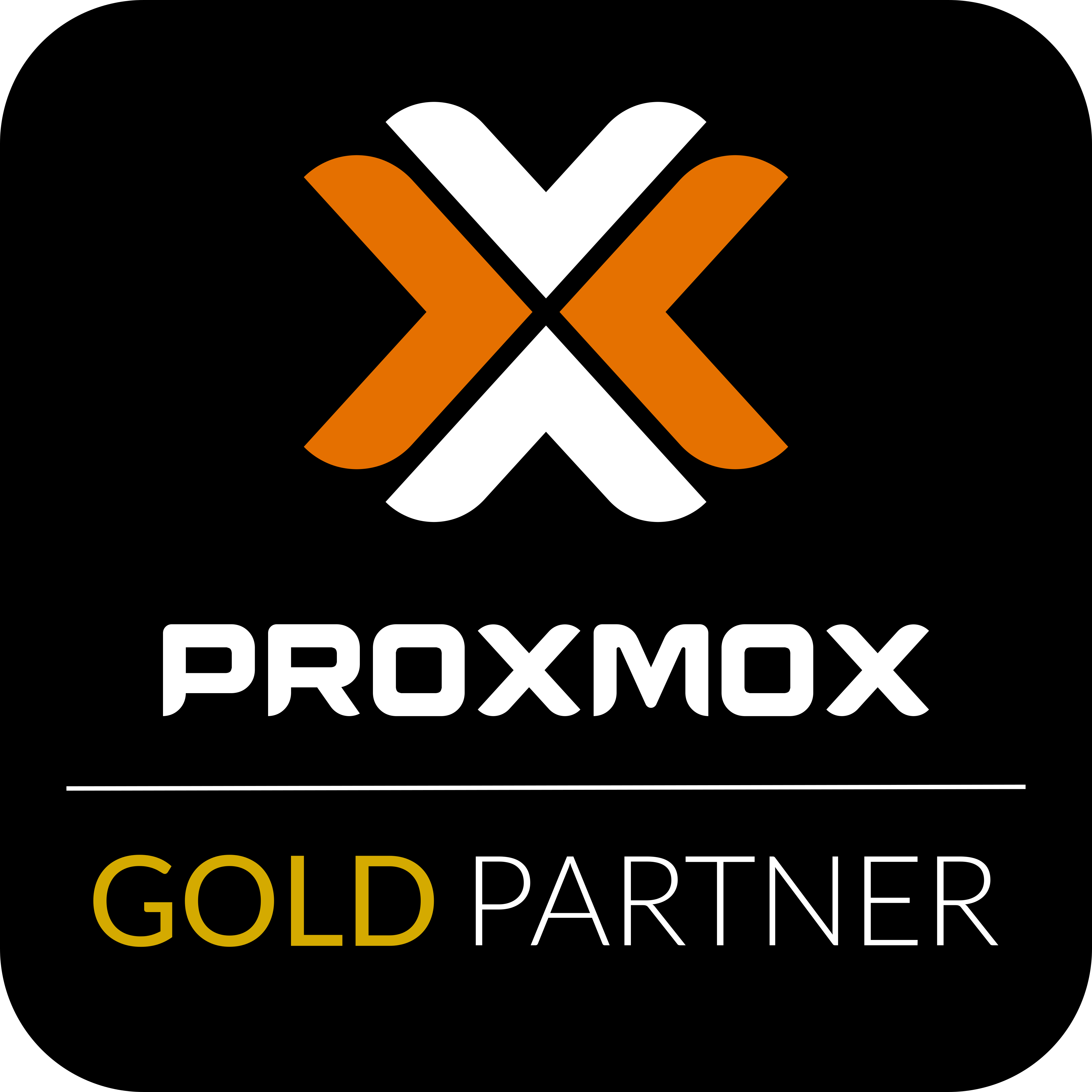 Logo Proxmox gold partener